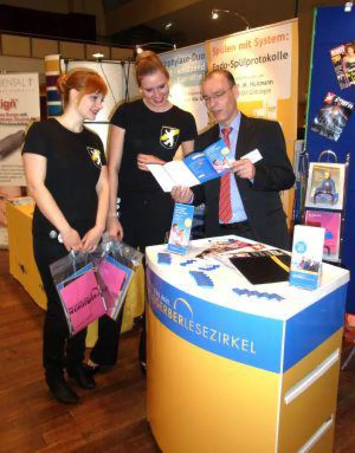 Messestand vom Weißgerber Lesezirkel