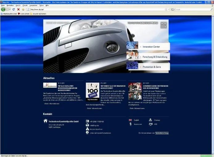 Bild: Information und Kommunikation - Technoform Kunststoffprofile mit neuem Web-Auftritt.