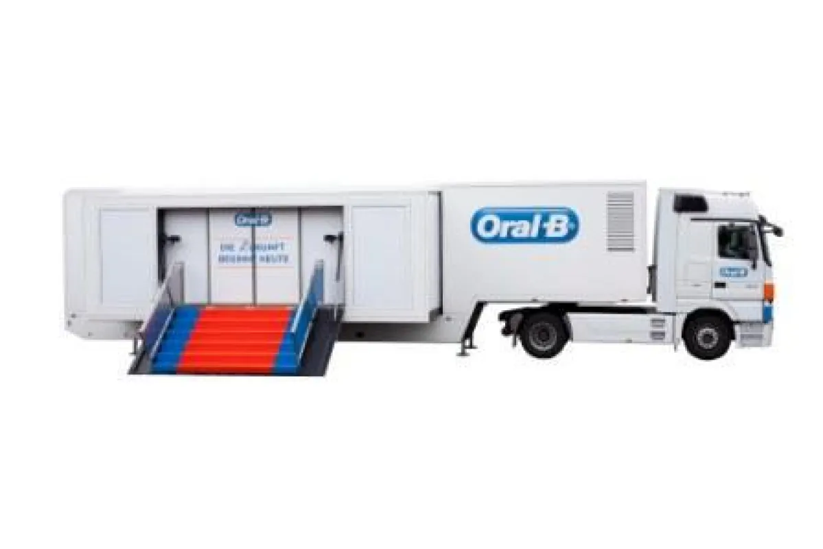 Der Oral-B Truck lädt in Deutschland, Österreich und der Schweiz zum Testen ein!