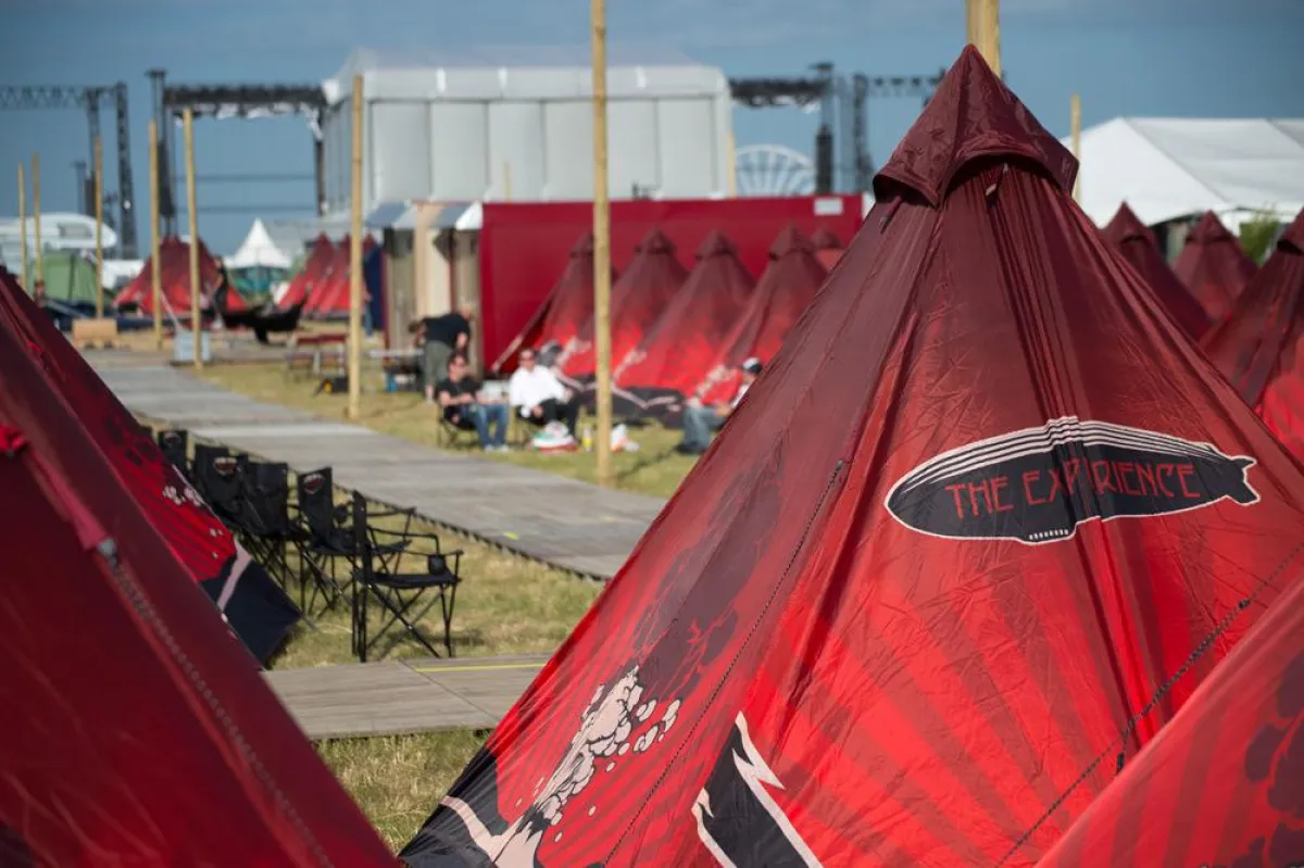 The Experience-Camping bei Rock am Ring; Foto: Klaus Wohlmann
