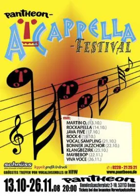 Bild: - Die mit der Stimme tanzen - Leidenschaft und Virtuosität beim 14. Pantheon-A Cappella-Festival