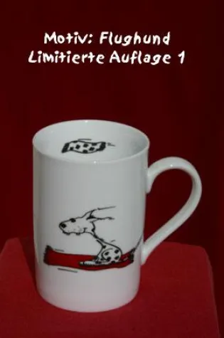 Bild: 1. limitierte Edition Porzellan-Kaffeebecher  \"Flughund \"