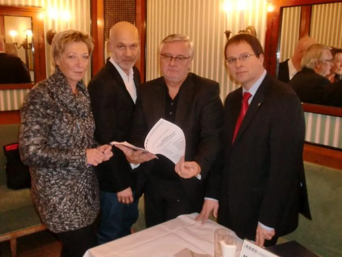 Vertreter der BAGS forderten bei einem Pressegespräch in Wien ökonomische Absicherung für Soziale Dienstleistungen. Foto: BAGS