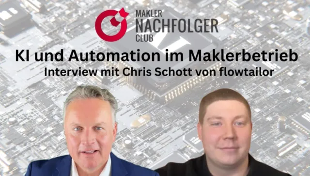 Bild: Neues Fördermitglied im Makler Nachfolger Club revolutioniert den Makleralltag