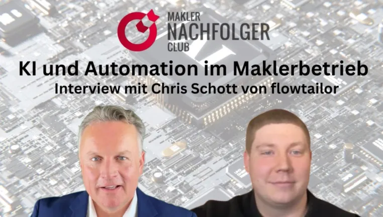 Bild: Neues Fördermitglied im Makler Nachfolger Club revolutioniert den Makleralltag