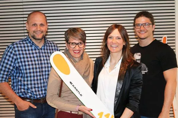 Bild: Weltmeister-Empfang für Freeride World Tour Siegerin Lorraine Huber