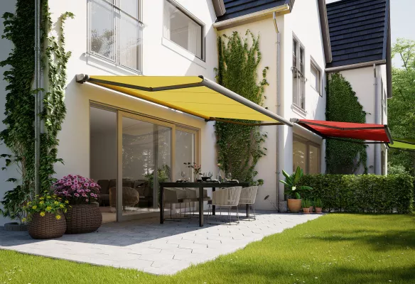 Bild: Schatten-Chic für Balkon & Co