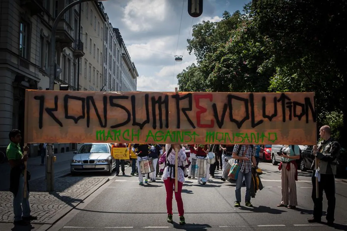 Tausende demonstrieren in München für Nachhaltigkeit und gegen Gentechnik