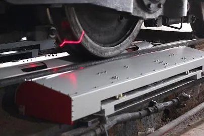 Althen mit Zugradmessung en passant auf der InnoTrans Bild: Althen mit Zugradmessung en passant auf der InnoTrans