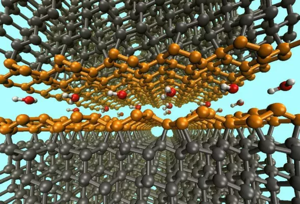 Bild: Diamond friction: simulation reveals previously unknown friction mechanisms at the molecular level