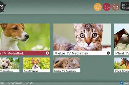 PetsTV wird smart - Erstes Haustier-Videoportal mit kostenloser SmartTV-App Bild: PetsTV wird smart - Erstes Haustier-Videoportal mit kostenloser SmartTV-App