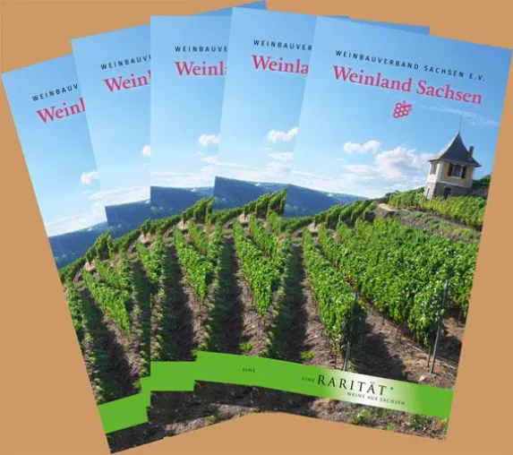 Die Broschüre für das Weinland Sachsen ist endlich da! Bild: Die Broschüre für das Weinland Sachsen ist endlich da!