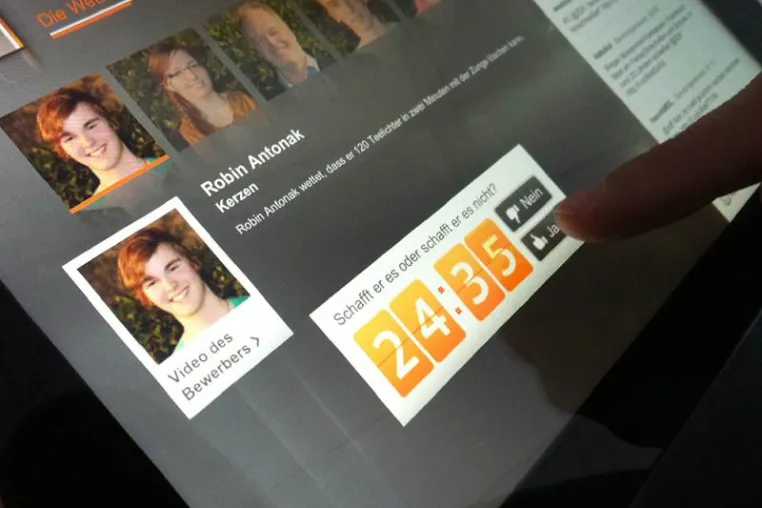 Moccu führt „Wetten, dass… ?“ ins Internet Bild: Moccu führt „Wetten, dass… ?“ ins Internet