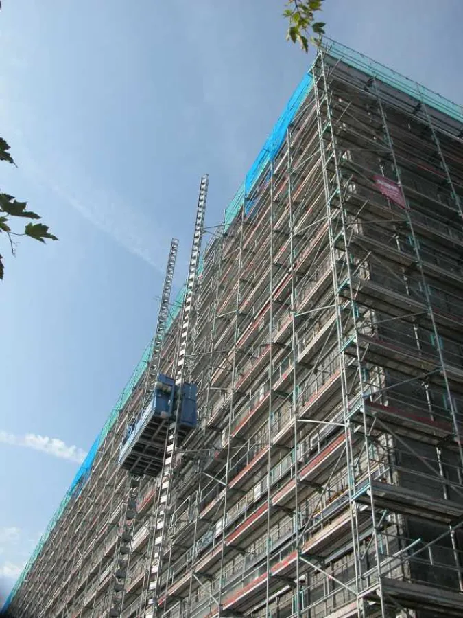 WEMO-tec Gerüst an der Justus-Liebig Universität in Gießen