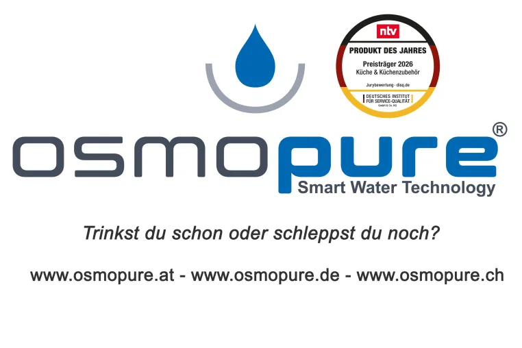 Osmopure® SMT 7000 MULTIONE als Produkt des Jahres 2026 ausgezeichnet Bild: Osmopure® SMT 7000 MULTIONE als Produkt des Jahres 2026 ausgezeichnet