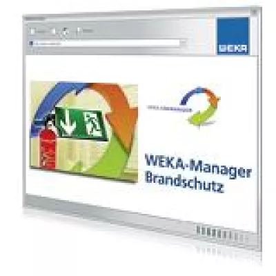 Bild: Der digitale „WEKA Manager Brandschutz“ gibt betrieblichen Brandschutzbeauftragten wertvolle Unterstützung