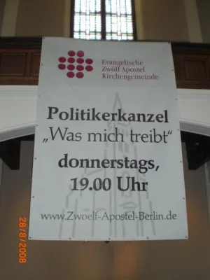 Bild: Politikerkanzel "Was mich treibt“ - Andrea Nahles für die Wahlfreiheit von Ethik und Religion in der Schule