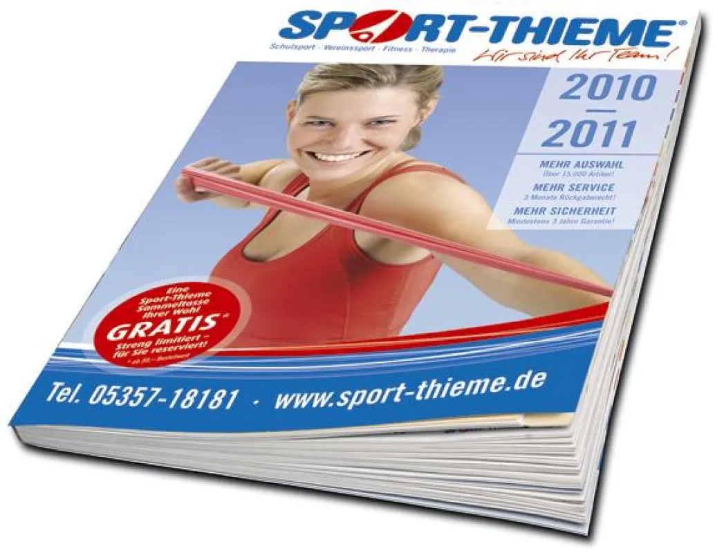 Der Sport-Thieme Hauptkatalog 2010-2011 Quelle: Sport-Thieme GmbH