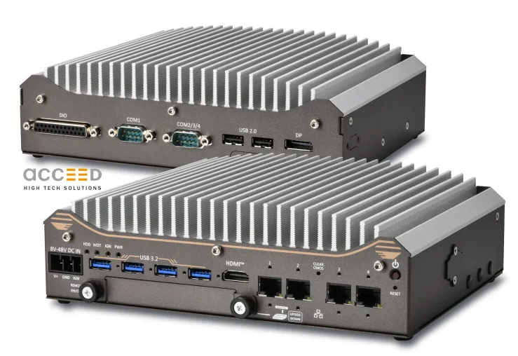 Bild: Edge-PC Nuvo-11531 von Acceed arbeitet lüfterlos und ökonomisch im OT-Netz