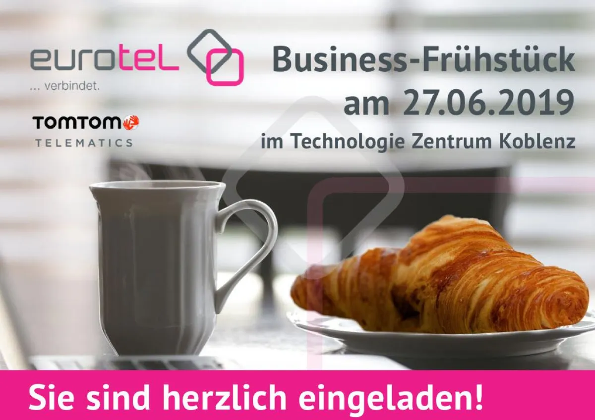 TomTom - eurotel - Business Frühstück - Einladung