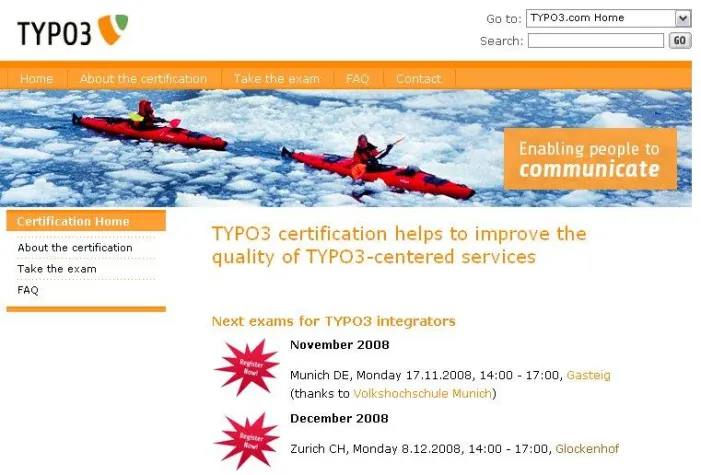 Bild: Die TYPO3 Association bietet neu Zertifizierungen an - Prüfungen zum "Certified TYPO3 Integrator" starten