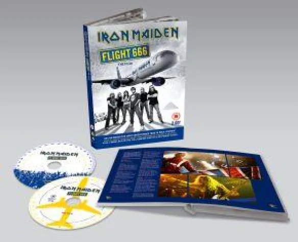 Bild: IRON MAIDEN Flight 666 als Blu-ray, Doppel-DVD und Doppel-CD