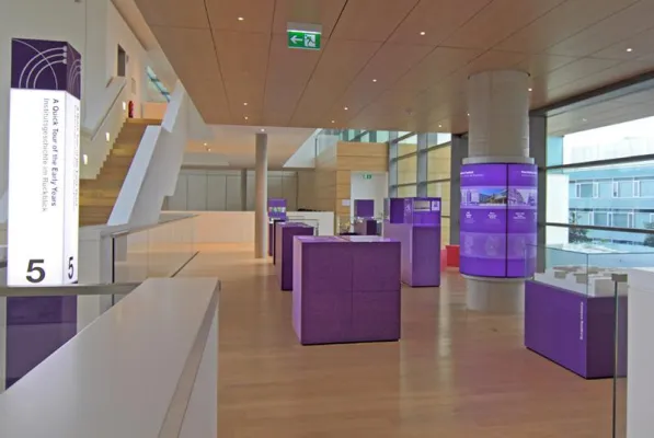 Bild: Ausstellungsbau für das Max-Planck-Institut