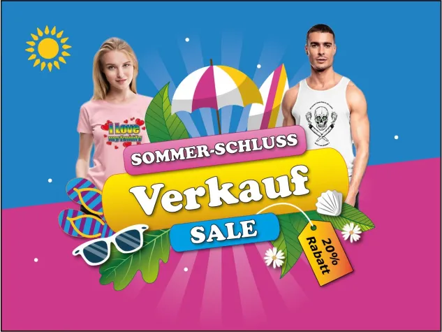 Bild: Sommerschlussverkauf bei Go2Meet! 20% Rabatt auf alles! T-Shirt, Hoodies, Pullover, Tassen, Sticker u. v. m.