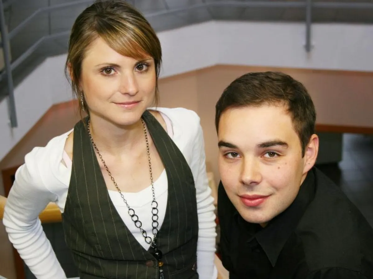 Die neuen Projektleiter bei Haag Marketing & Design, Judith Heck und David Strauß