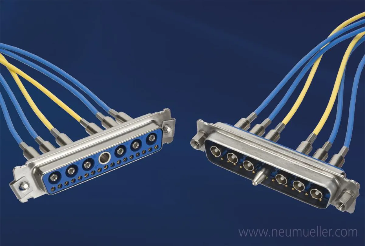 Optischer Hybridsteckverbinder mit geringer Verlustleistung bei rauen Rahmenbedingung