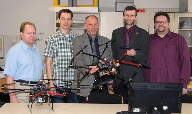 Bild: Flugroboter zur universellen Erfassung von Umweltdaten geplant