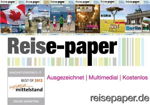 Reisepaper ist AUSGEZEICHNET Bild: Reisepaper ist AUSGEZEICHNET