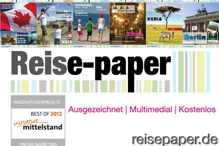 Bild: Reisepaper ist AUSGEZEICHNET