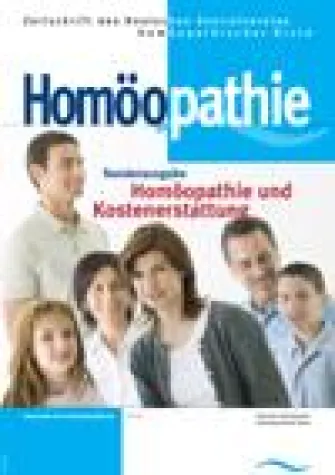 Bild: Sonderausgabe der Zeitschrift Homöopathie gibt Tips zu Kosten und Erstattung in der homöopathischen Arztpraxis