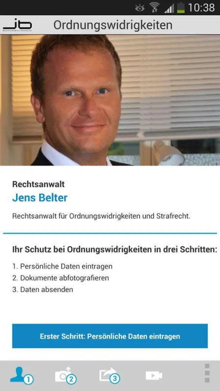Ordnungswidrigkeiten App Jens Belter