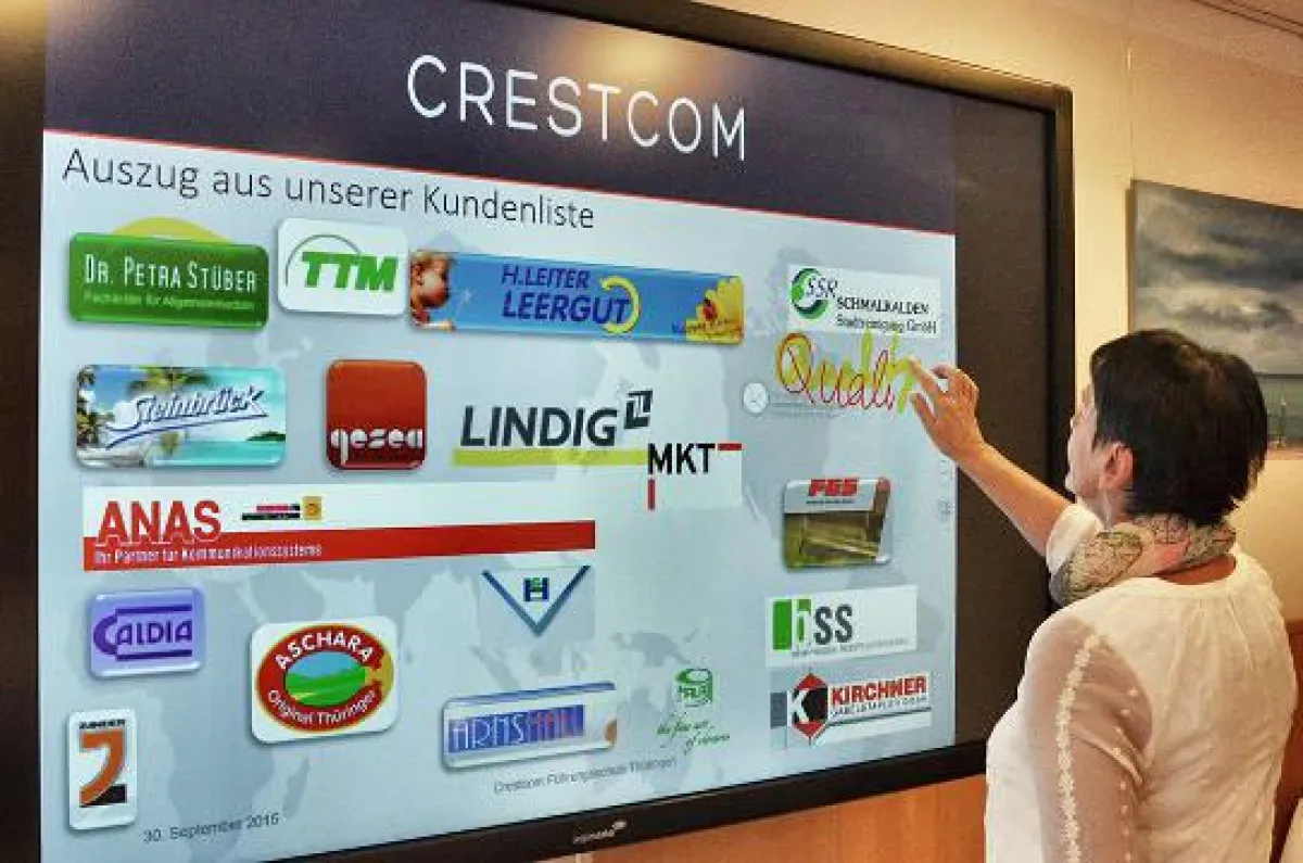 Jetzt schon Business-Star: Der neue Touchscreen-Monitor des Quality Hotels Gotha