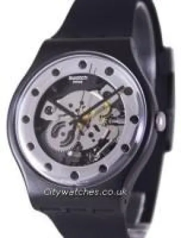 Bild: Swatch Originals Silver Glam Swiss Quartz SUOZ147 Unisex Watch