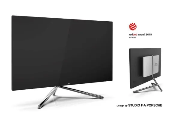 Bild: 80 cm (31,5") Premium-Display U32U1 von AOC – vom Studio F. A. Porsche designt