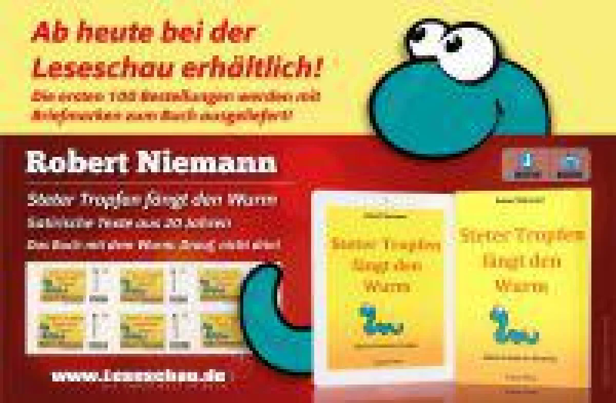 Exklusive Neuerscheinung in der Leseschau! Das Buch mit dem Wurm! Robert Niemann