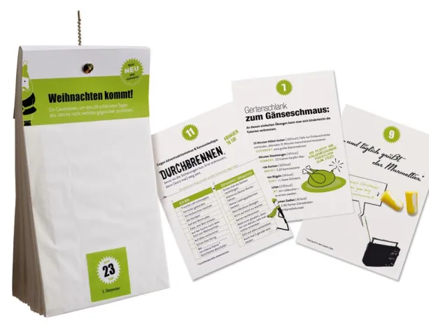 Bild: COUNTDOWN WEIHNACHTEN ist: Der erste Adventskalender, der rückwärts zählt