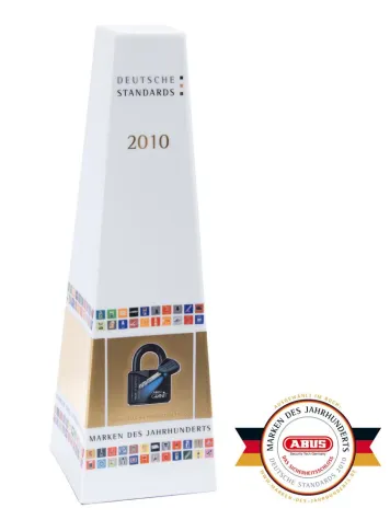 Bild: ABUS als „Marke des Jahrhunderts“ ausgezeichnet