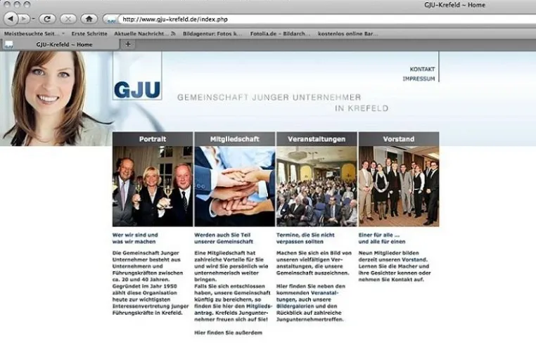 Bild: Lohmann and Friends launcht neue GJU-Krefeld Webseite