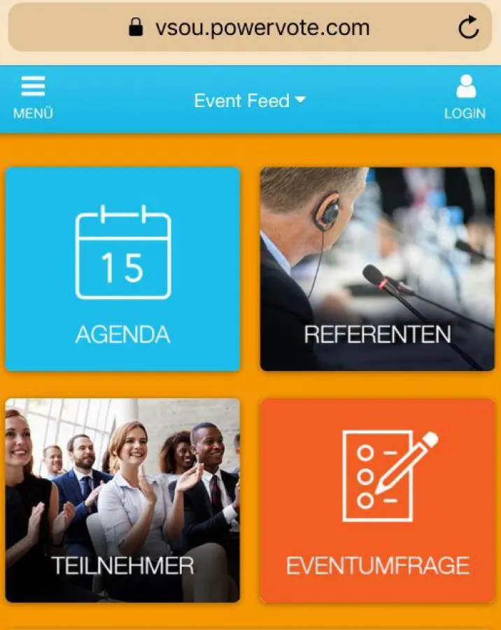 Neue VSOU-Kongress App