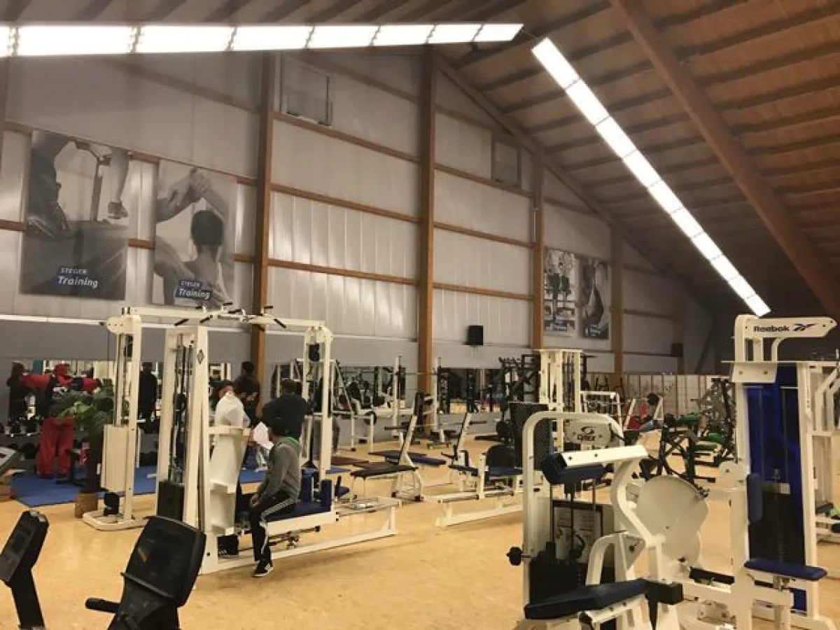 Das neugestaltete Fitness-Center am Gewerbering 7 in Petershausen; Foto: Stegertraining