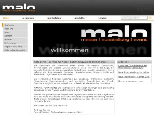 Bild: Neue Internetseiten von malo sind online