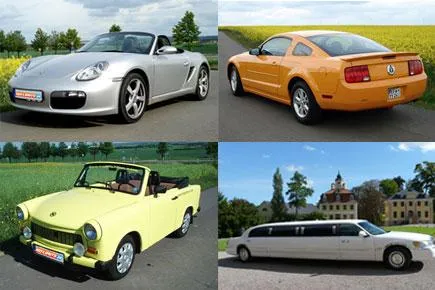 Bild: Mustang, Trabi, Porsche oder Stretchlimousine – Das sind die stilvollen Gefährte in der warmen Jahreszeit