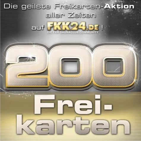 Bild: Freikartenaktion auf FKK24.de trifft weiterhin auf große Resonanz.
