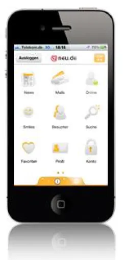 Bild: Online Dating zu jeder Zeit und überall: neu.de launcht funktionsreiche iPhone App