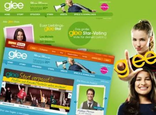 Bild: brandung im Glee-Fieber: Launch der TV-Serien-Website