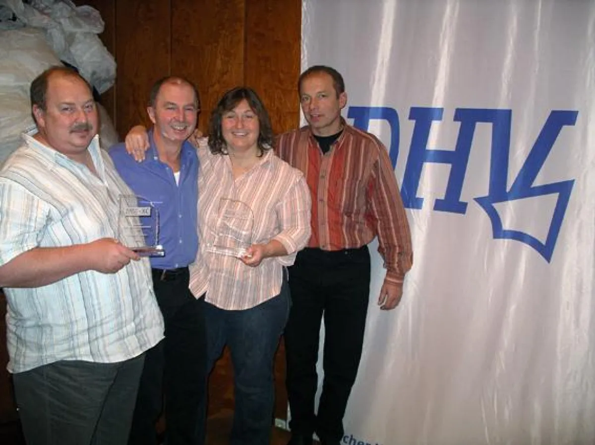 v.L. Klaus Römer, Heinz Laib, Monika Mack, Hans Walcher